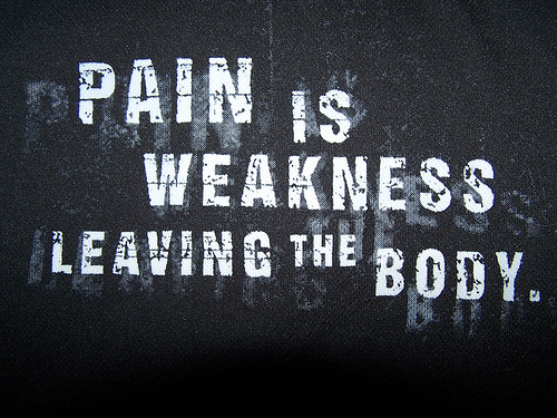 Pain hurts and can mean an injury that will sideline you for a long time.